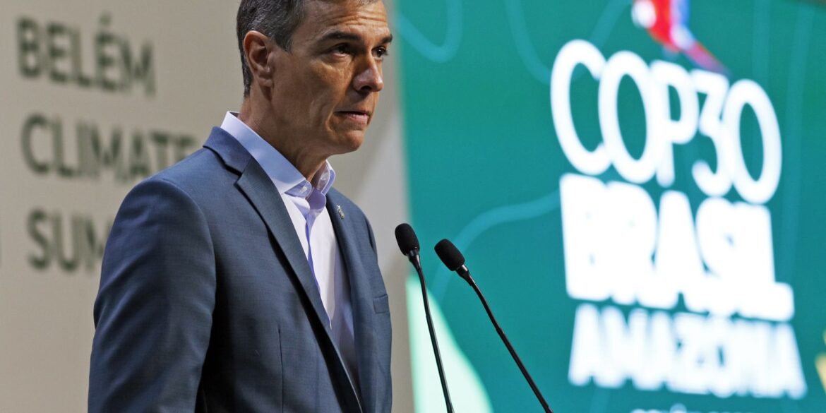 presidente-espanhol-diz-que-lideranca-do-brasil-na-cop30-e-inspiradora