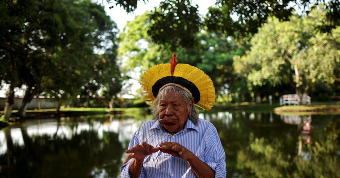 exclusivo-cop30-projetos-de-infraestrutura-na-amazonia-sao-uma-ameaca-a-floresta,-diz-raoni