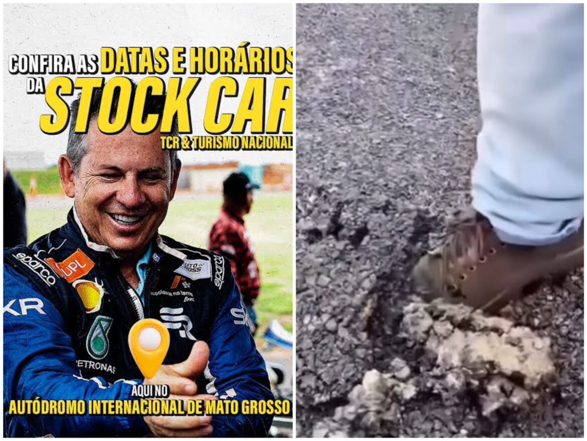 autodromo-de-luxo-para-os-bilionarios,-rodovia-derretendo-para-o-povo:-a-matematica-social-do-governo-mauro-mendes