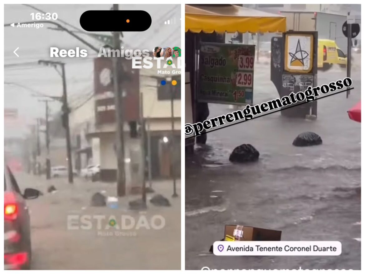 chuva-espalha-lixo-por-cuiaba-e-expoe-abandono-da-gestao-abilio:-cidade-vira-rio-de-sujeira