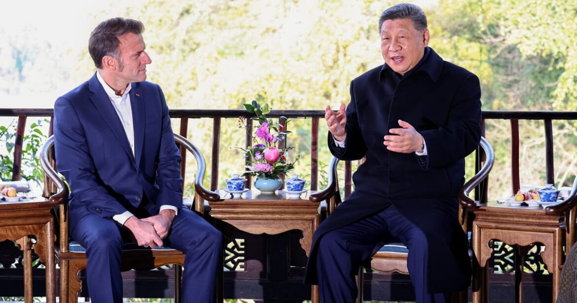 xi-tenta-conquistar-macron-em-viagem,-mas-poucos-acordos-entre-china-e-franca-sao-firmados
