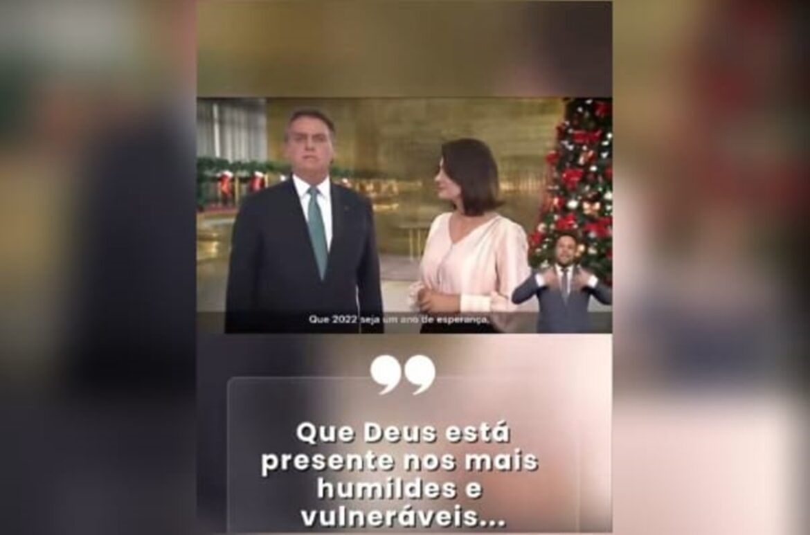 com-bolsonaro-internado,-michelle-posta-mensagens-de-natal:-tradicao