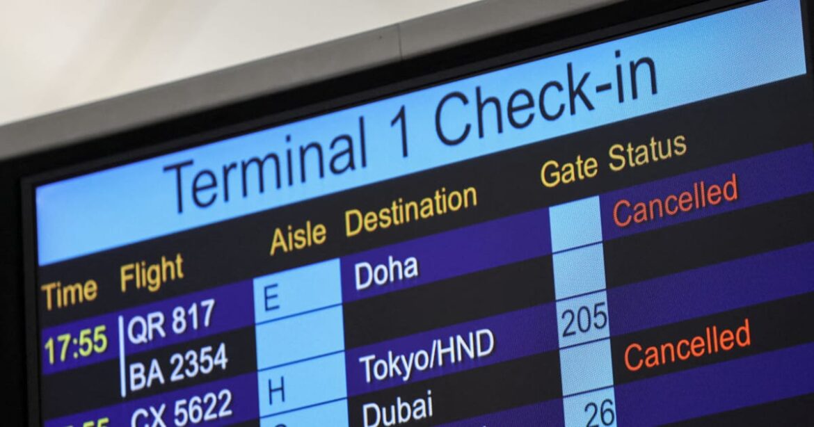 acoes-de-viagens-despencam-apos-conflito-entre-eua-e-ira-provocar-pior-interrupcao-desde-a-pandemia