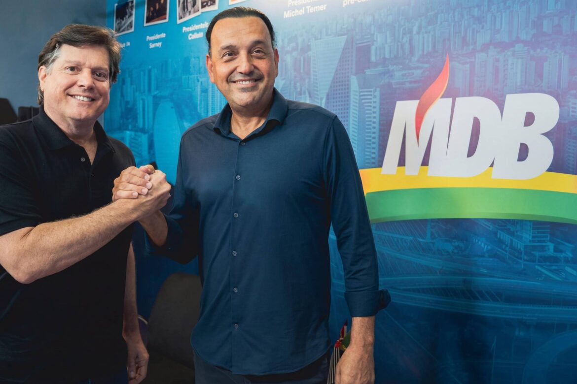 vice-de-tarcisio-anuncia-filiacao-ao-mdb-apos-desgaste-com-kassab-e-psd